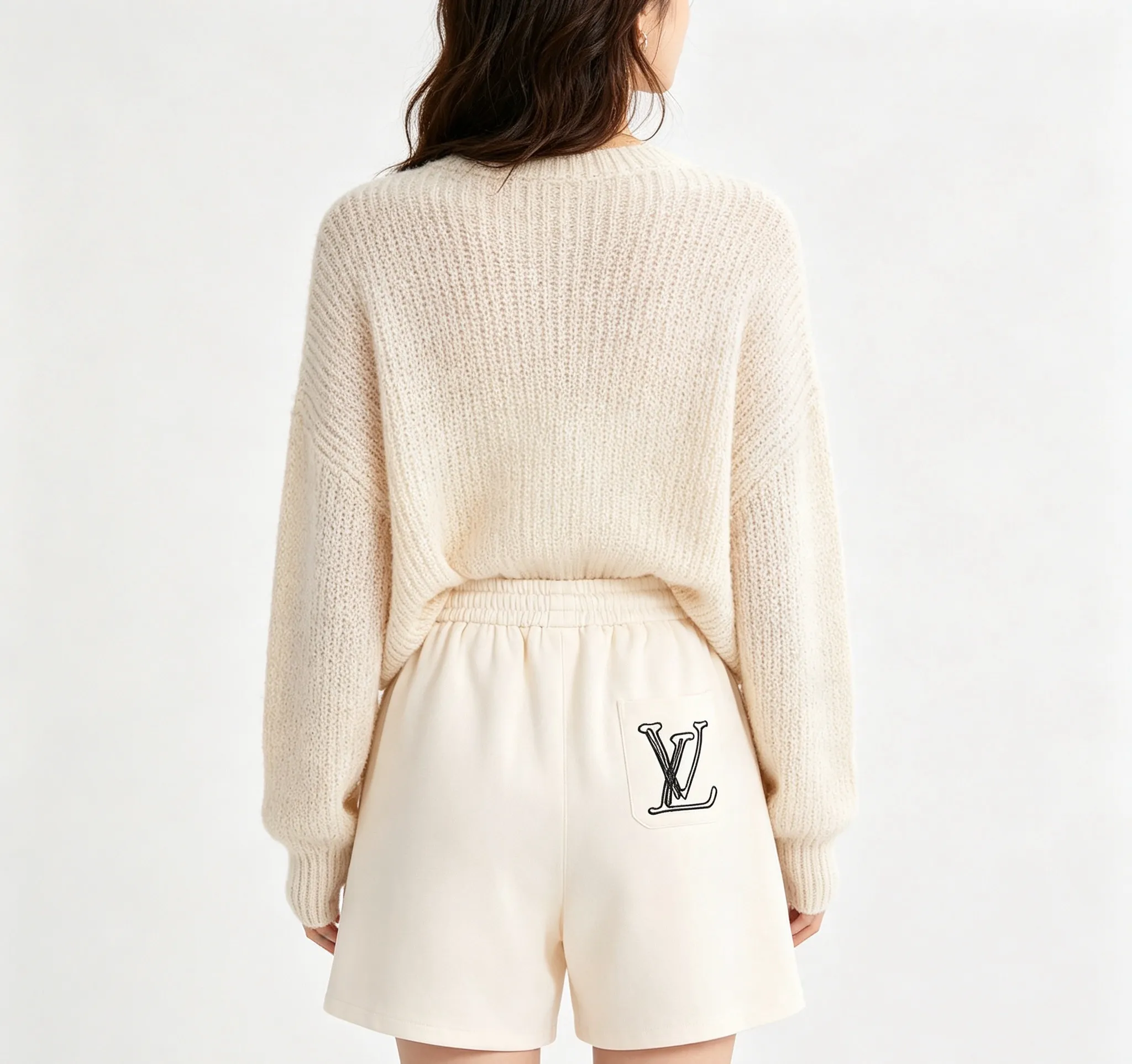 Louis Vuitton/Louis Vuitton signature embroidered letter shorts